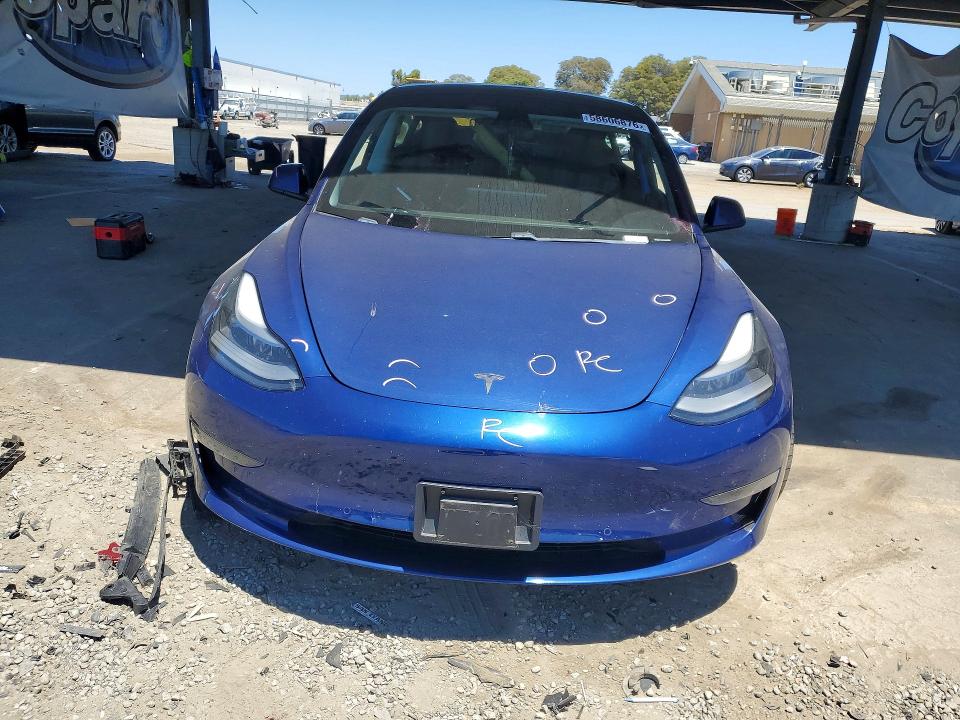 2021 Tesla Model 3 VIN 5YJ3E1EA0MF943146 COPART salvage auction — REAR END, CA - SALVAGE CERTIFICATE, sold $5,100 on 2026-07-02 (photo 5)