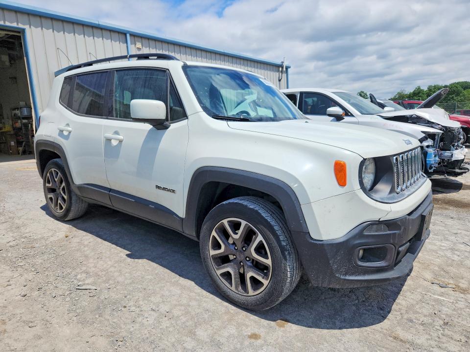 2018 Jeep Renegade VIN ZACCJBBB4JPG75558 COPART salvage auction — FRONT END, Md - Cert Of Salvage > 75% Damage, sold $375 on 2026-07-03 (photo 4)