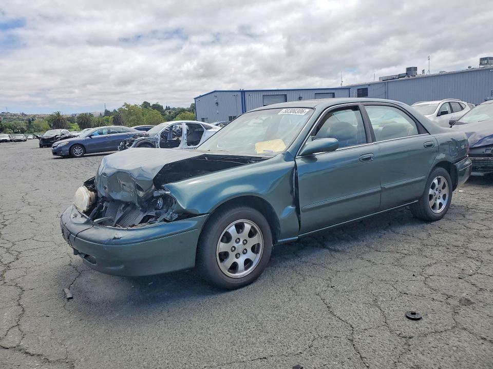 1999 Mazda 626 VIN 1YVGF22C3X5853466 COPART salvage auction — FRONT END, CA - SALVAGE CERTIFICATE, sold $100 on 2026-07-02 (photo 1)