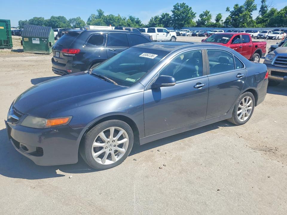 2007 Acura Tsx VIN JH4CL969X7C010590 COPART salvage auction — HAIL, Mo - Certificate Of Title (P), sold $500 on 2026-07-02 (photo 1)