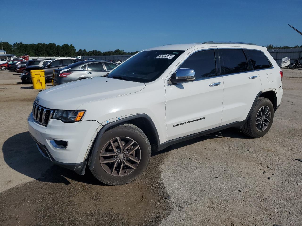 2018 Jeep Grand Cherokee VIN 1C4RJEBG4JC400185 COPART salvage auction — Rear End, SC - CERTIFICATE OF TITLE, sold $4,000 on 2026-06-26 (photo 1)