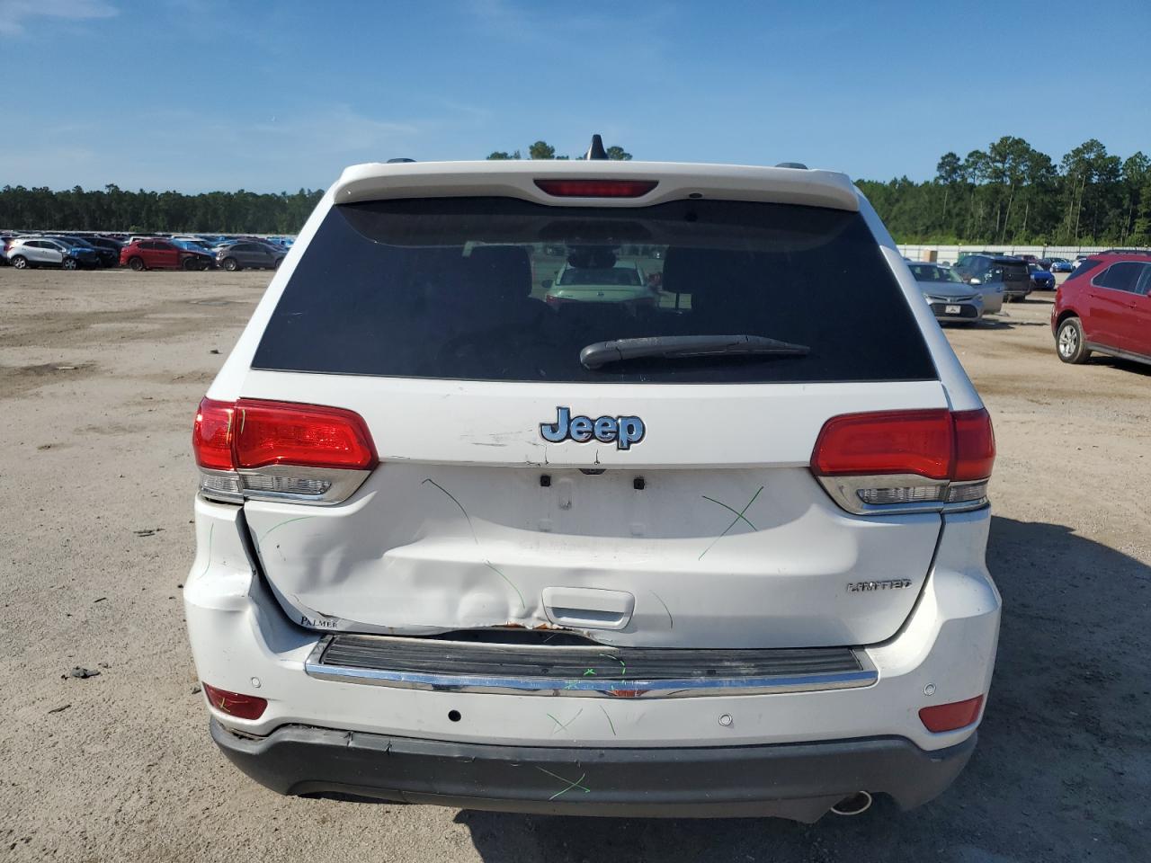 2018 Jeep Grand Cherokee VIN 1C4RJEBG4JC400185 COPART salvage auction — Rear End, SC - CERTIFICATE OF TITLE, sold $4,000 on 2026-06-26 (photo 6)