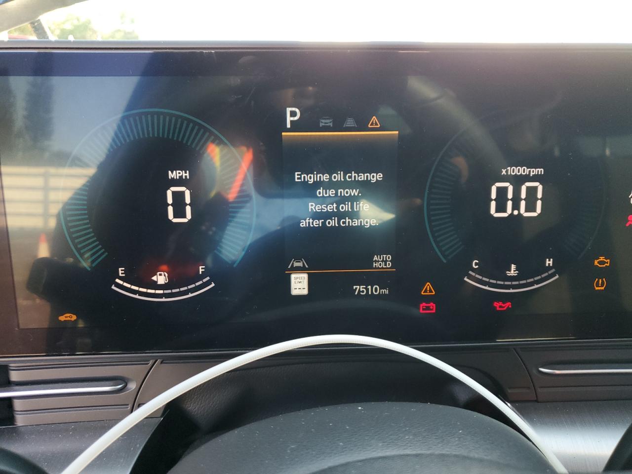 2025 Hyundai Kona VIN KM8HB3AB1SU286544 COPART salvage auction — Front End, FL - CERT OF TITLE SLVG REBUILDABLE, sold $3,500 on 2026-06-29 (photo 9)
