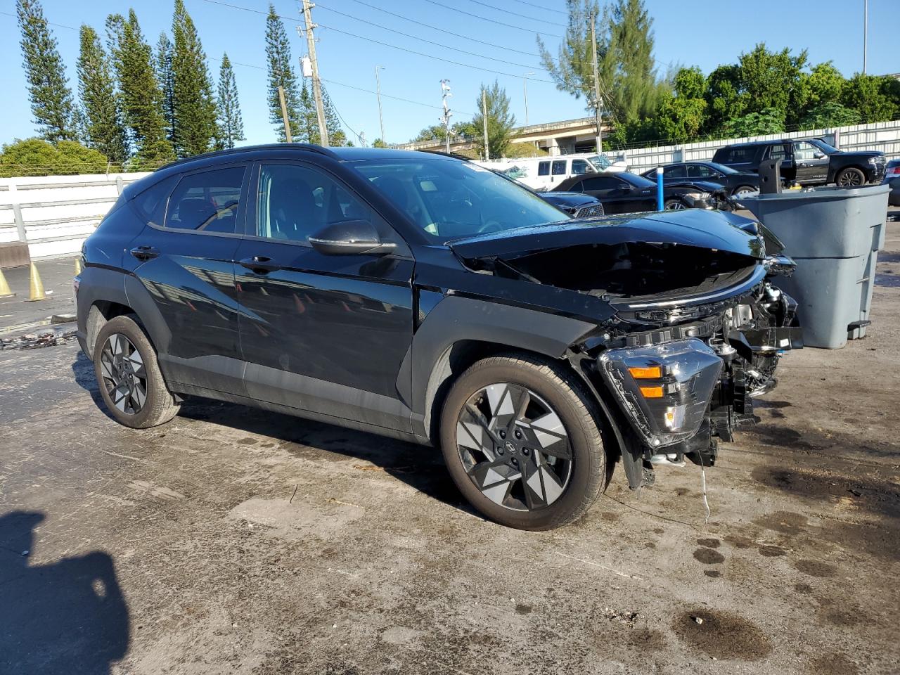 2025 Hyundai Kona VIN KM8HB3AB1SU286544 COPART salvage auction — Front End, FL - CERT OF TITLE SLVG REBUILDABLE, sold $3,500 on 2026-06-29 (photo 4)