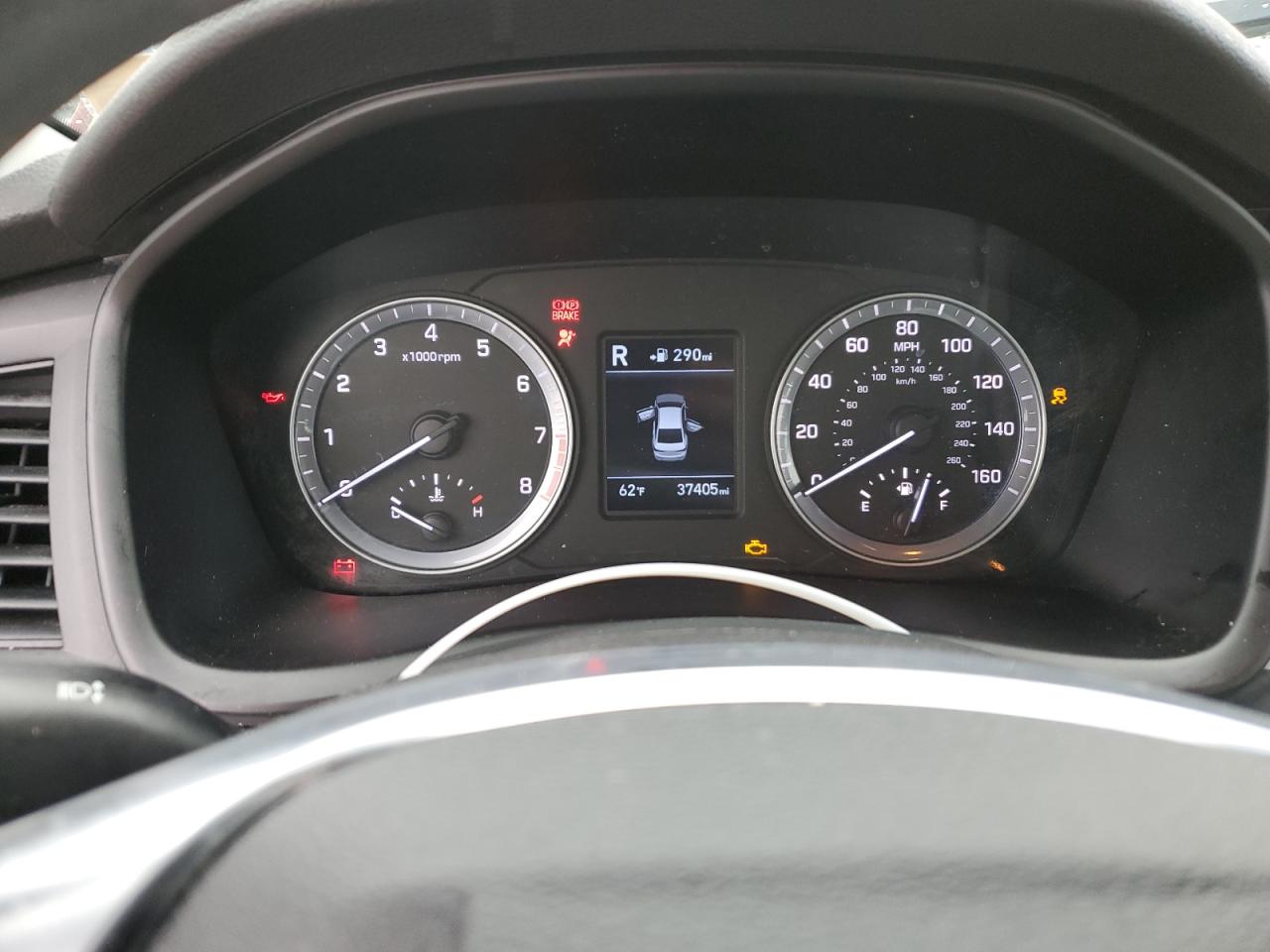 2019 Hyundai Sonata VIN 5NPE24AFXKH819730 COPART salvage auction — Front End, SC - CERT OF TITLE-SALVAGE, sold $1,800 on 2026-07-06 (photo 9)