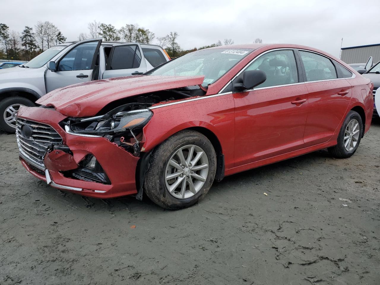 2019 Hyundai Sonata VIN 5NPE24AFXKH819730 COPART salvage auction — Front End, SC - CERT OF TITLE-SALVAGE, sold $1,800 on 2026-07-06 (photo 1)