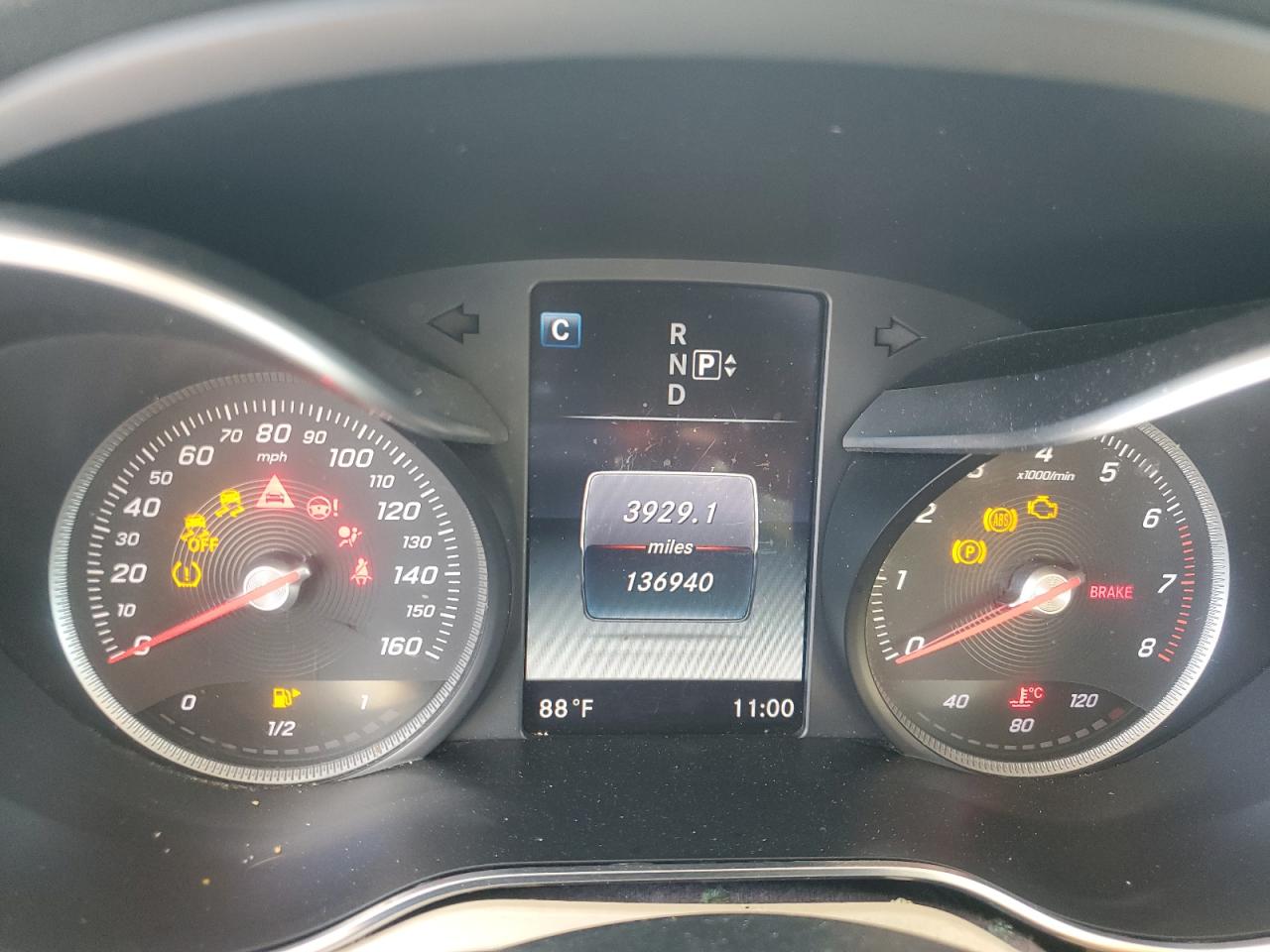 2015 Mercedes-Benz C-Class VIN 55SWF4KB4FU032554 COPART salvage auction — Front End, FL - CERT OF TITLE SLVG REBUILDABLE, sold $2,200 on 2025-12-15 (photo 9)