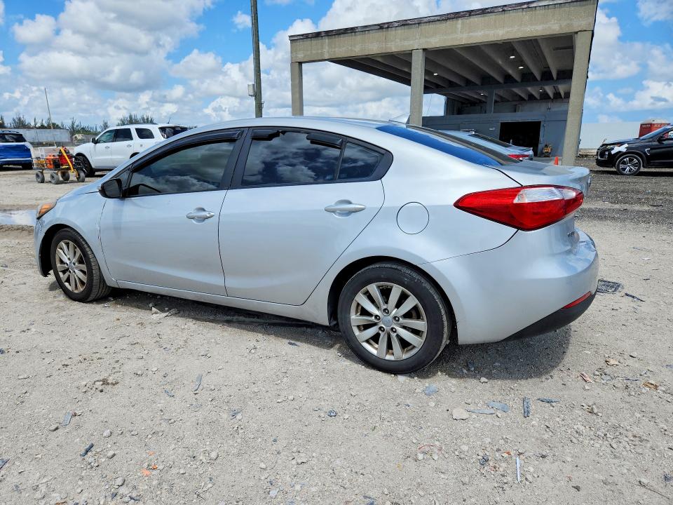 2016 Kia Forte VIN KNAFX4A64G5455735 COPART salvage auction — REAR END, Fl - Certificate Of Title (P), sold $600 on 2026-07-04 (photo 2)