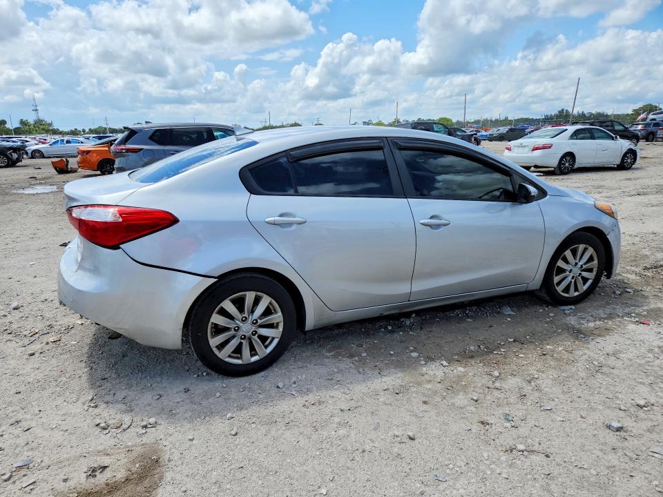 2016 Kia Forte VIN KNAFX4A64G5455735 COPART salvage auction — REAR END, Fl - Certificate Of Title (P), sold $600 on 2026-07-04 (photo 3)