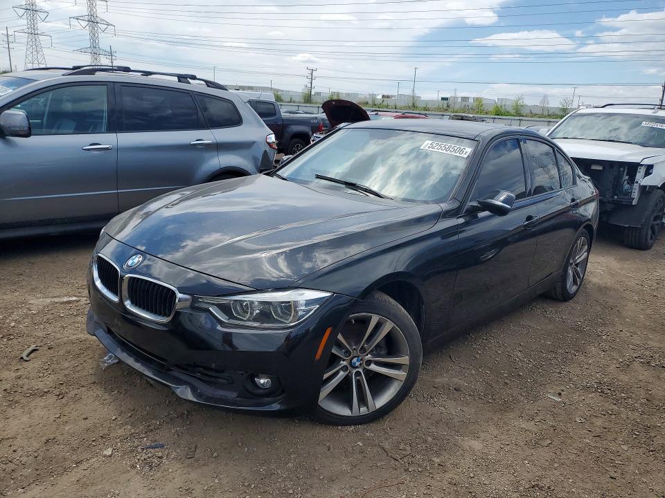 2018 BMW 3 series VIN WBA8B9G54JNU96666 COPART salvage auction — MECHANICAL, Fl - Certificate Of Title, sold $3,500 on 2026-07-02 (photo 1)