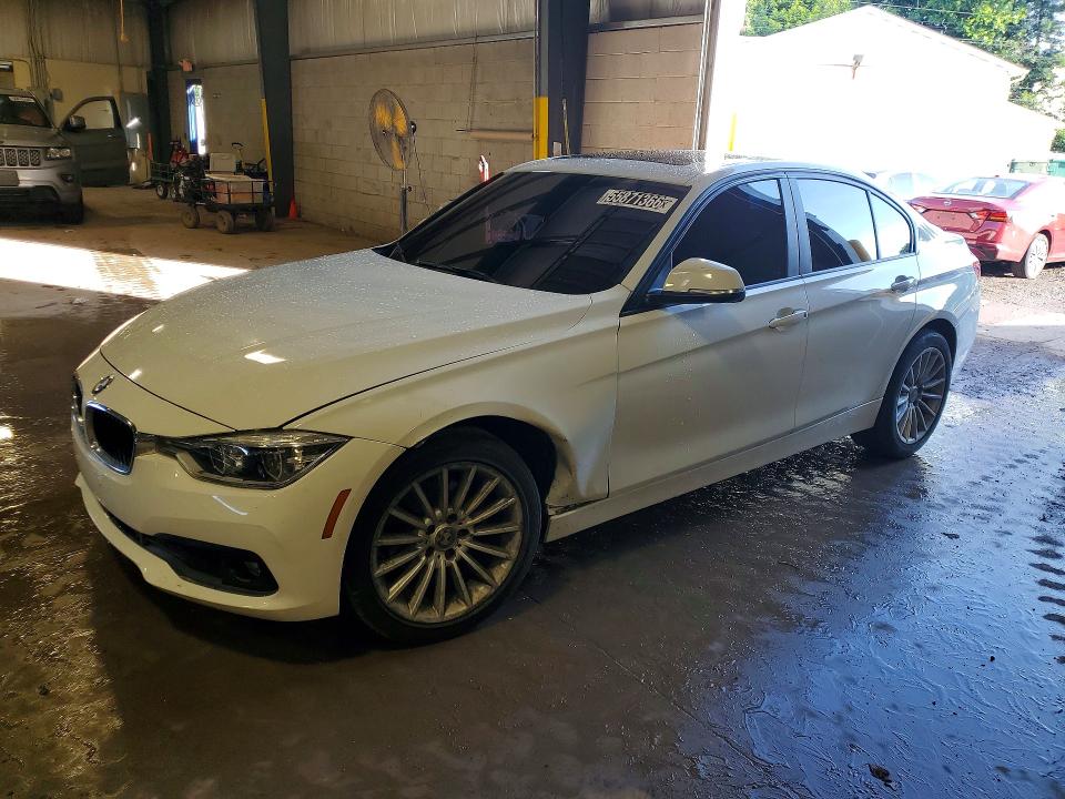 2018 BMW 3 series VIN WBA8E5G52JNU46946 COPART salvage auction — FRONT END, Wv - Certificate Of Title, sold $6,500 on 2026-07-02 (photo 1)